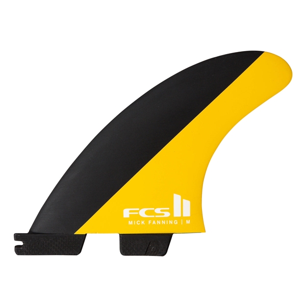 FCS II Mick Fanning PC Black/Mango Tri Retail Fins